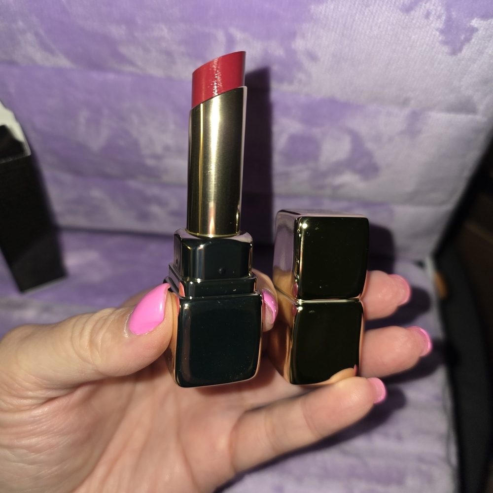 Guerlain Kiss Kiss Lipstick Color 809 Flower Fever New In Box - Picture 4 of 7
